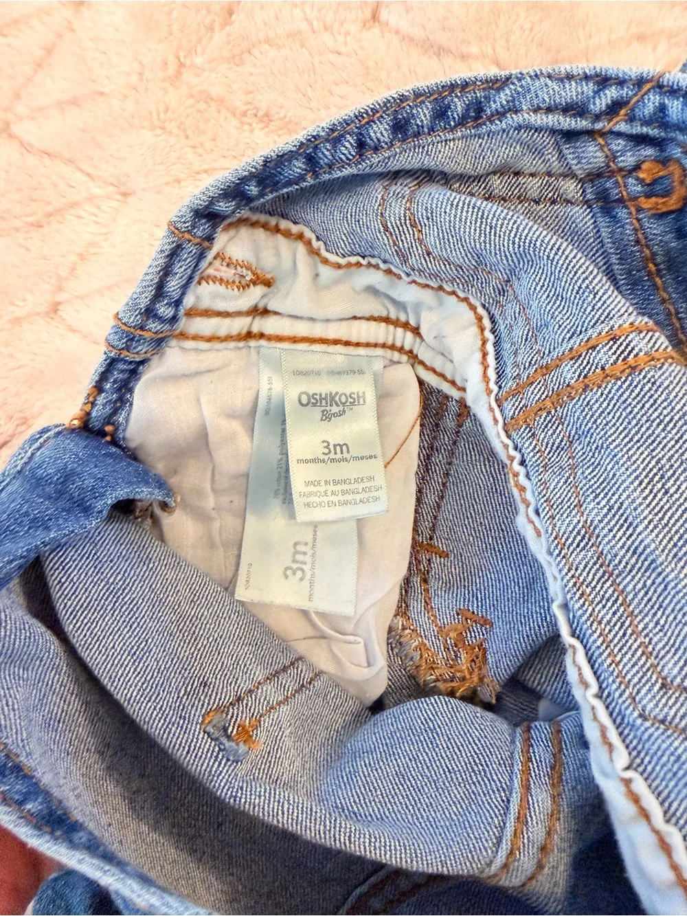 OshKosh B'gosh Faded Blue Denim Toddler Overalls